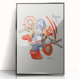 Superhero Puppy Boys Room Wall Art – Fun Kids Wall Art Prints
