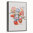 Superhero Puppy Boys Room Wall Art – Fun Kids Wall Art Prints