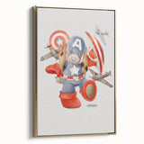Superhero Puppy Boys Room Wall Art – Fun Kids Wall Art Prints