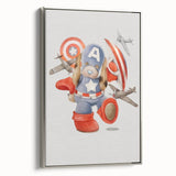 Superhero Puppy Boys Room Wall Art – Fun Kids Wall Art Prints