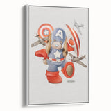 Superhero Puppy Boys Room Wall Art – Fun Kids Wall Art Prints