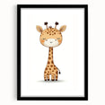 Cute Giraffe Nursery Wall Art – Baby Room & Kids Decor Print