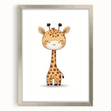 Cute Giraffe Nursery Wall Art – Baby Room & Kids Decor Print