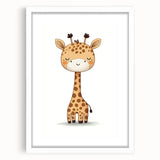 Cute Giraffe Nursery Wall Art – Baby Room & Kids Decor Print