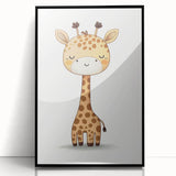 Cute Giraffe Nursery Wall Art – Baby Room & Kids Decor Print