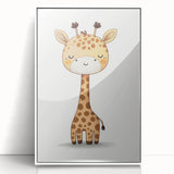 Cute Giraffe Nursery Wall Art – Baby Room & Kids Decor Print