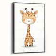 Cute Giraffe Nursery Wall Art – Baby Room & Kids Decor Print