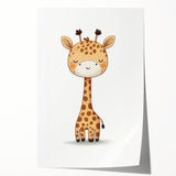 Cute Giraffe Nursery Wall Art – Baby Room & Kids Decor Print