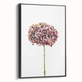 Black and white vintage poster art of a spring landscape on framed canvas, ideal for bedroom wall decor.