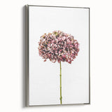 Landscape art painting of spring season, featuring a blend of colorful flowers on a black background, framed in silver.