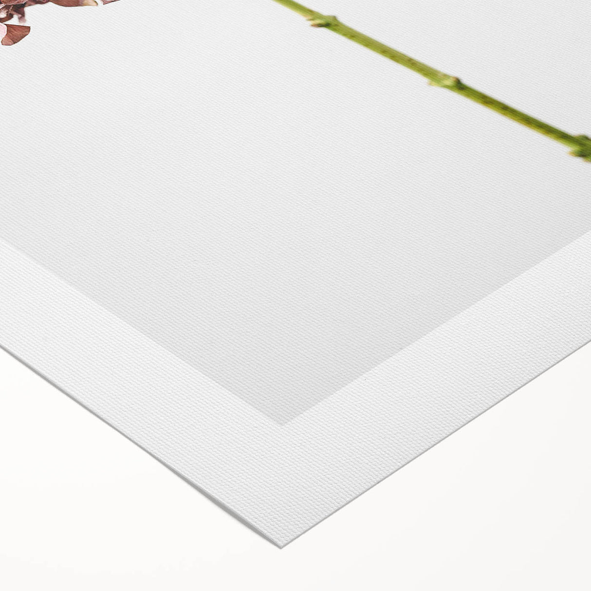 Art deco poster featuring a stylized spring scene in pastel colors on a rolled canvas, suitable for dining room decor.
