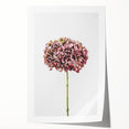 Rolled canvas print featuring spring-themed floral art in pastel colors, ideal for dining room wall art.