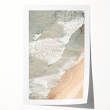 Extra large rolled canvas print featuring a floral design in pastel shades, suitable for dining room or bathroom decor.