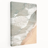 Large abstract canvas art in vibrant summer colors, suitable for kitchen wall decor.