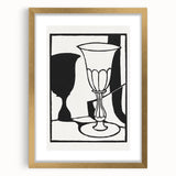 Modern Black and White Wall Art - The Cup by Roger Fry