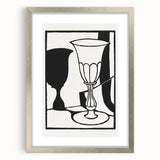 Modern Black and White Wall Art - The Cup by Roger Fry