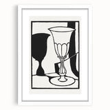 Modern Black and White Wall Art - The Cup by Roger Fry