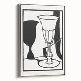 Modern Black and White Wall Art - The Cup by Roger Fry