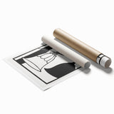 Modern Black and White Wall Art - The Cup by Roger Fry