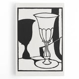Modern Black and White Wall Art - The Cup by Roger Fry