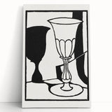 Modern Black and White Wall Art - The Cup by Roger Fry