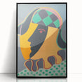 Abstract Pierrot Head Wall Art - Modern Vibrant Art Prints