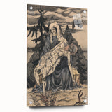 Modern Pietà Artwork - Abstract Religious Wall Art by Galanda