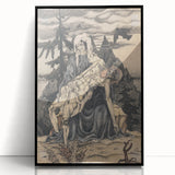 Modern Pietà Artwork - Abstract Religious Wall Art by Galanda