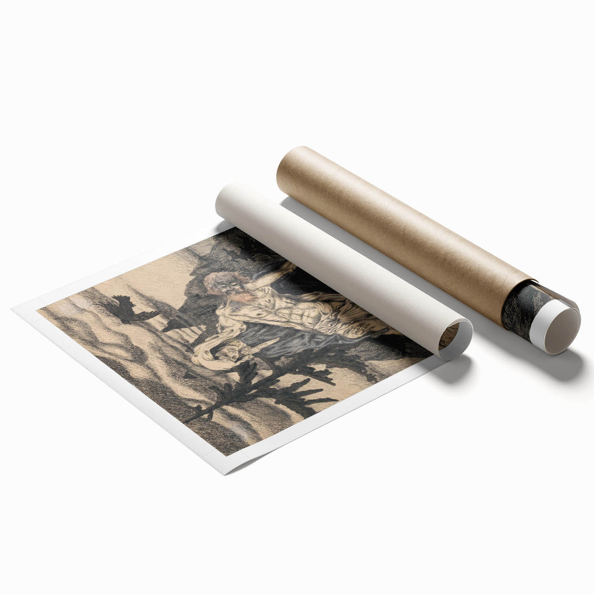 Modern Pietà Artwork - Abstract Religious Wall Art by Galanda