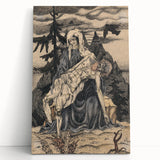 Modern Pietà Artwork - Abstract Religious Wall Art by Galanda