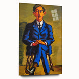 Bold Portrait of Poet Wall Art - Modern Art Print by Lundstrøm