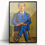 Bold Portrait of Poet Wall Art - Modern Art Print by Lundstrøm