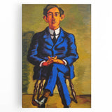 Bold Portrait of Poet Wall Art - Modern Art Print by Lundstrøm