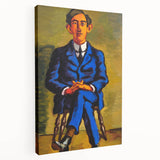 Bold Portrait of Poet Wall Art - Modern Art Print by Lundstrøm