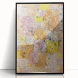 Suburban Idyll Wall Art - Abstract Modern Print by Paul Klee