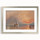 Romanticism Art - The Fighting Temeraire by J.M.W. Turner Print