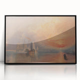 Romanticism Art - The Fighting Temeraire by J.M.W. Turner Print