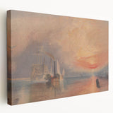 Romanticism Art - The Fighting Temeraire by J.M.W. Turner Print