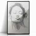 Contemporary Dining Art Pieces – Black & White Portrait Sketch