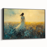 Framed abstract figurative canvas art showcasing bold black lines and unique shapes, set against a minimalist background, perfect for modern home decor.