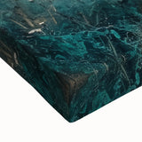 Close-up of abstract figurative stretched canvas art, showcasing vibrant colors and intricate brushstrokes, ideal for modern home decor and artistic statement pieces.