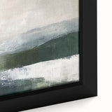 Close-up of framed abstract landscapes wall art showcasing vibrant colors and intricate textures, perfect for modern home decor and artistic interiors.