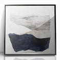 Modern Abstract Wall Art – Neutral Layers in Black, Beige & Gray