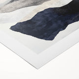 Modern Abstract Wall Art – Neutral Layers in Black, Beige & Gray