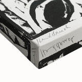 Expressionist Art - Striking Monochrome Portrait in Abstract Style