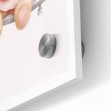 Teddy Bear on Swing Print - Girls Bedroom Nursery Wall Art