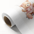 Teddy Bear on Swing Print - Girls Bedroom Nursery Wall Art