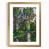 Modern Wall Art - Tranquil River Landscape - Contemporary Art Print