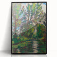 Modern Wall Art - Tranquil River Landscape - Contemporary Art Print