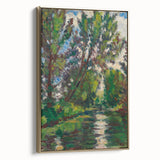 Modern Wall Art - Tranquil River Landscape - Contemporary Art Print